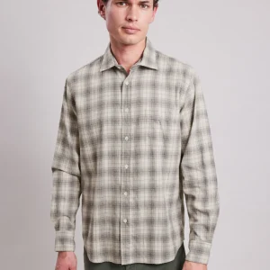 Sale Hartford Paul Shirt Gray & Beige