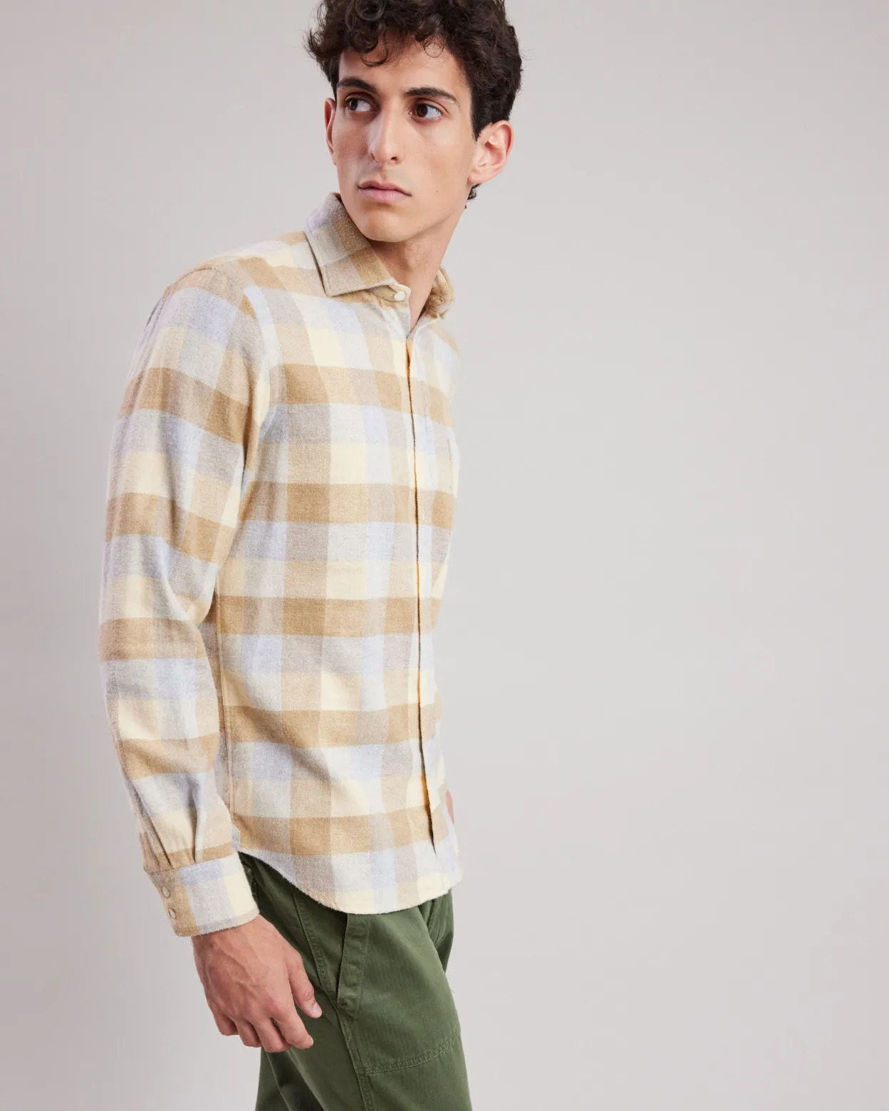 paul_shirt_3-8.webp Fashion Hartford Paul Shirt Yellow & Gray