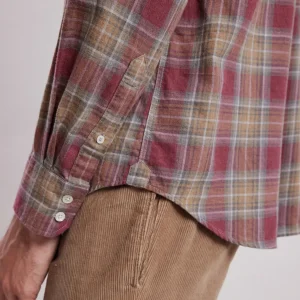 Best Sale Hartford Paul Shirt Red & Camel