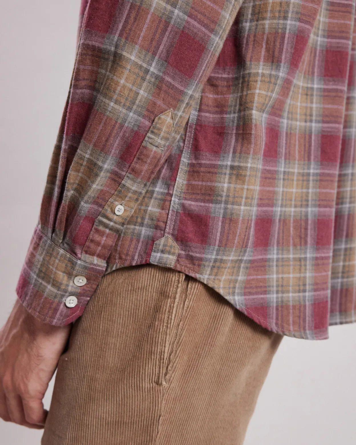 paul_shirt_3-9.webp Best Sale Hartford Paul Shirt Red & Camel