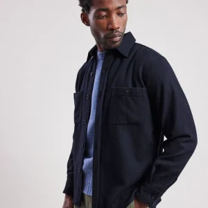 Hot Hartford Percey Shirt Navy Blue