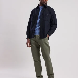 Hot Hartford Percey Shirt Navy Blue