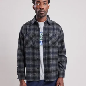 Best Hartford Percey Shirt Navy Blue