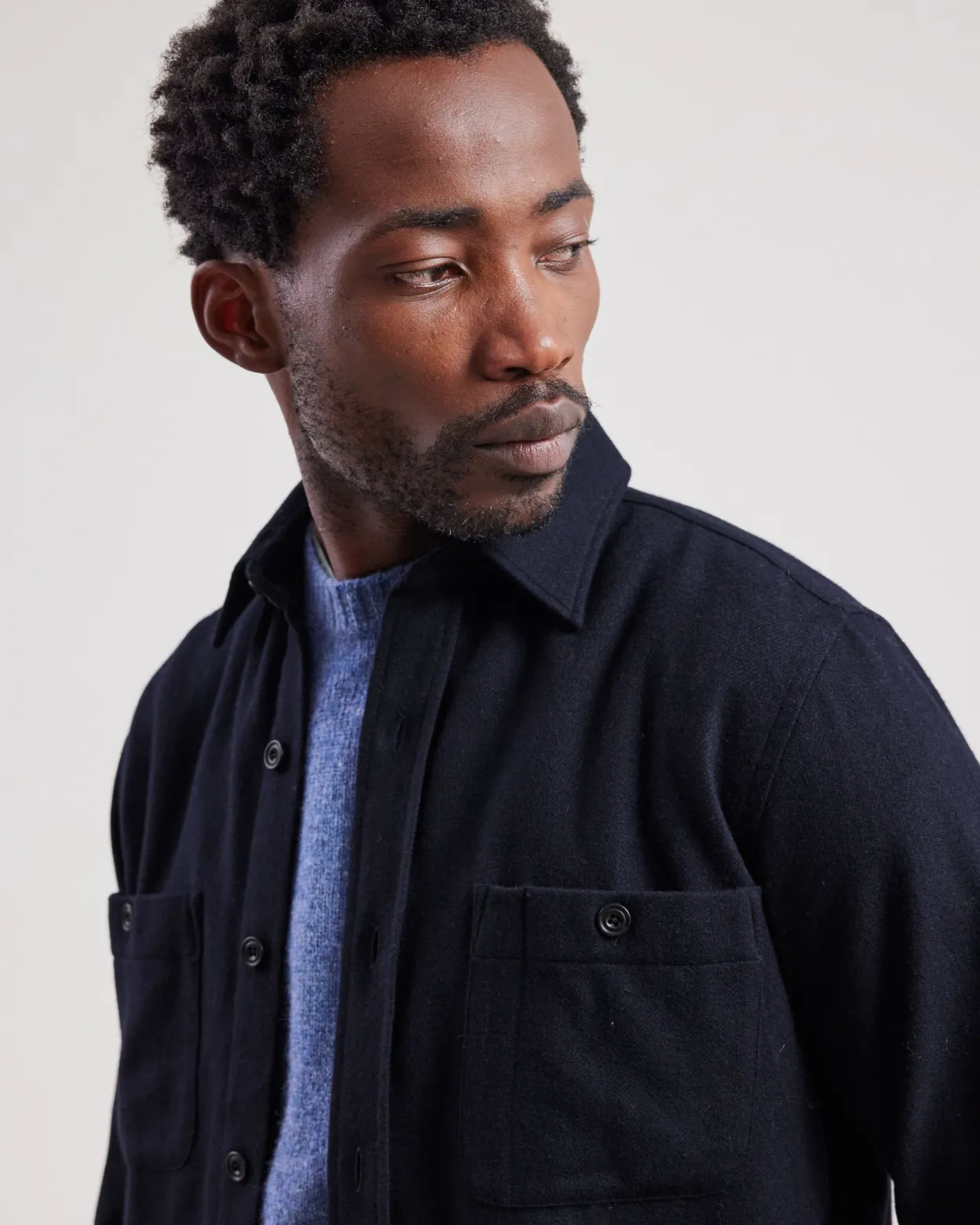 percey_shirt_2-2.webp Hot Hartford Percey Shirt Navy Blue