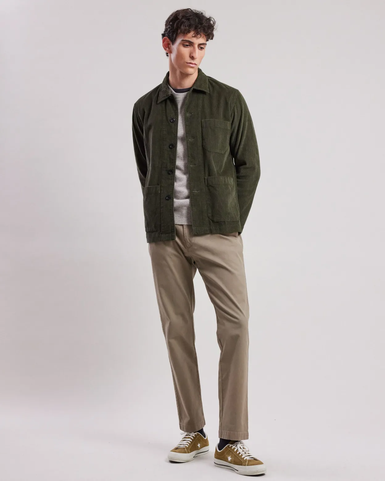 perry_jacket_2-3.webp Clearance Hartford Perry Jacket Olive Green