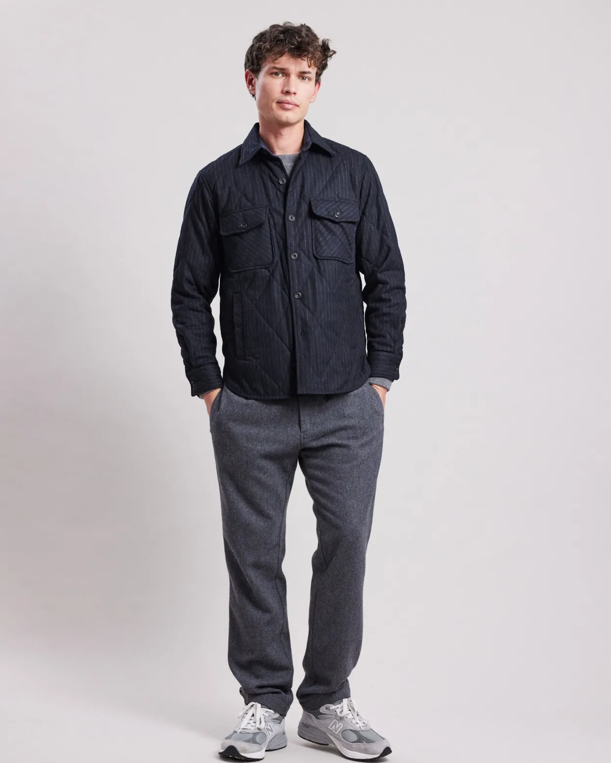 peter_shirt_1-1.webp Clearance Hartford Peter Shirt Navy Blue