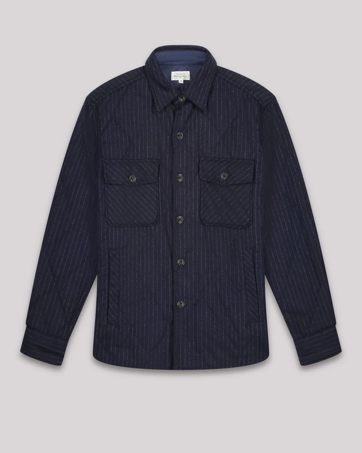 peter_shirt_2-1.webp Clearance Hartford Peter Shirt Navy Blue