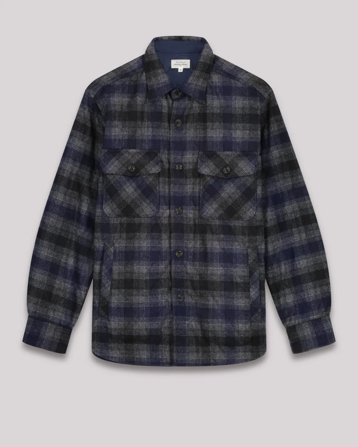 peter_shirt_2.webp Fashion Hartford Peter Shirt Navy Blue