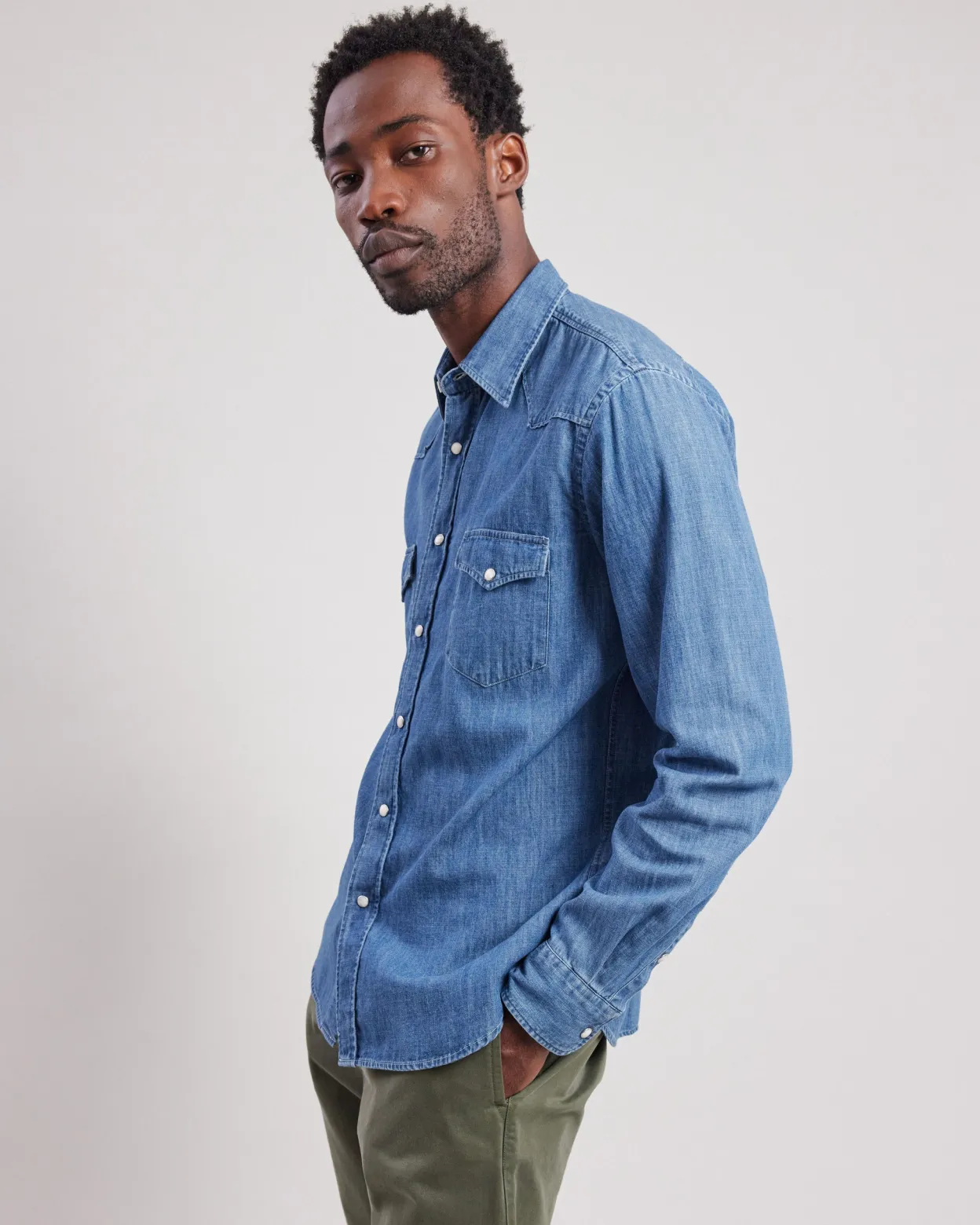 phoenix_shirt_0-2.webp Clearance Hartford Phoenix Shirt Indigo