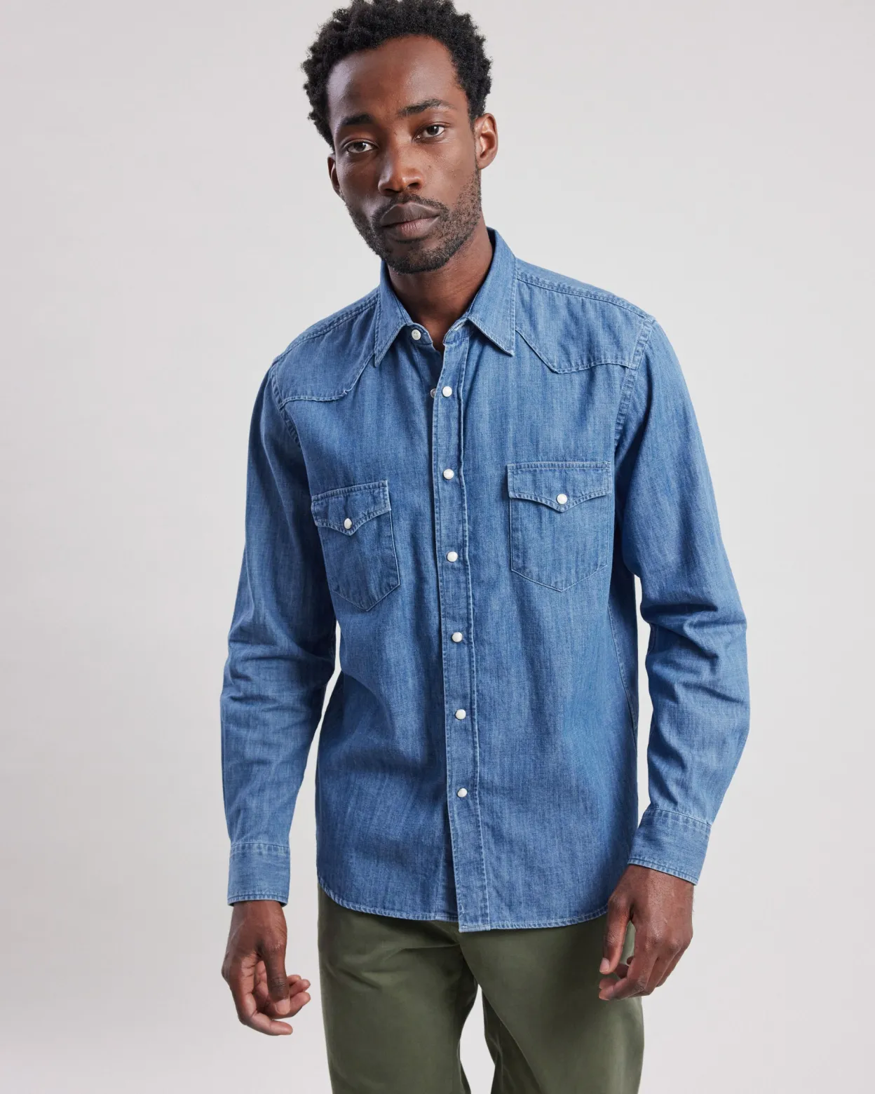 phoenix_shirt_1-2.webp Clearance Hartford Phoenix Shirt Indigo