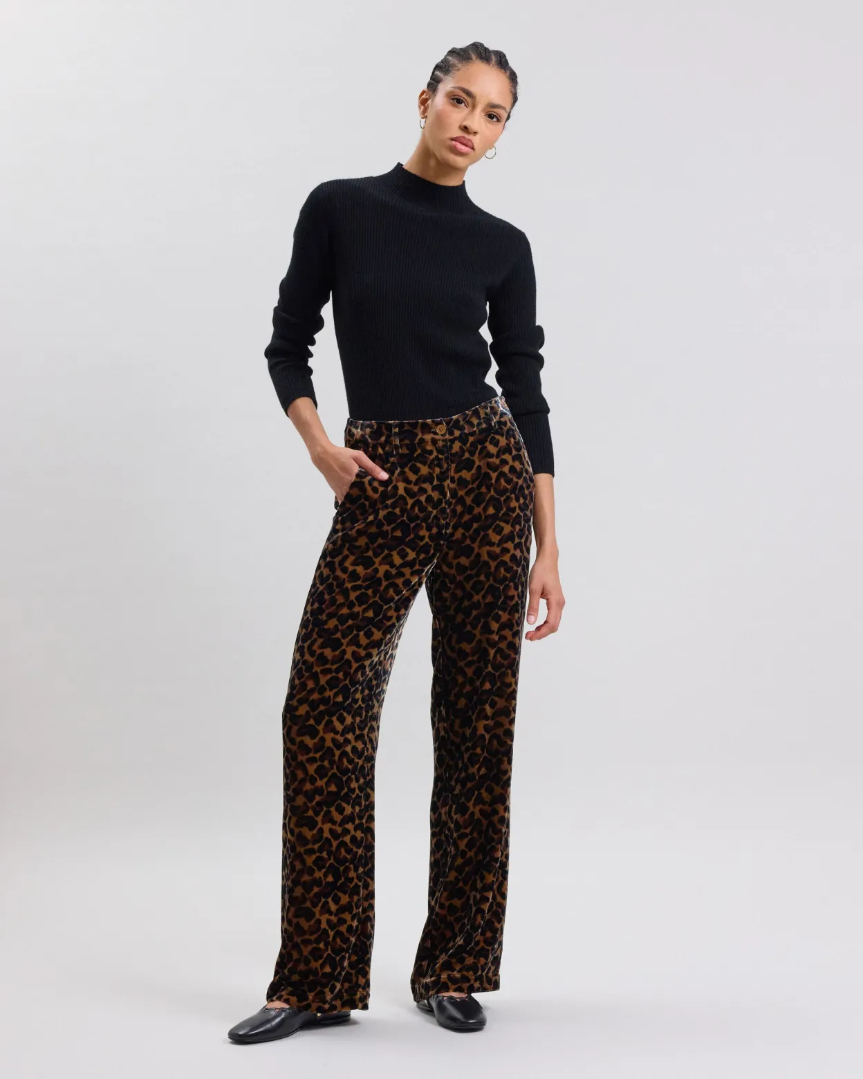 pilgrim_pants_0.webp Best Sale Hartford Pilgrim Pants Leopard