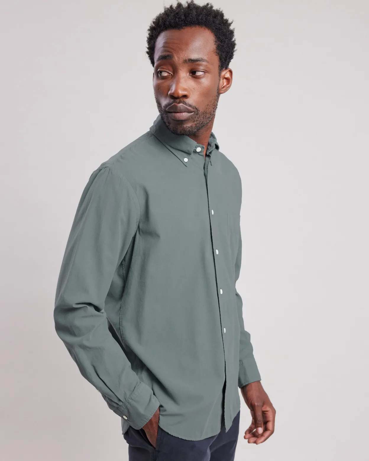 pitt_shirt_0.webp Clearance Hartford Pitt Shirt Olive Green