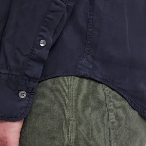 Outlet Hartford Pitt Shirt Midnight Blue
