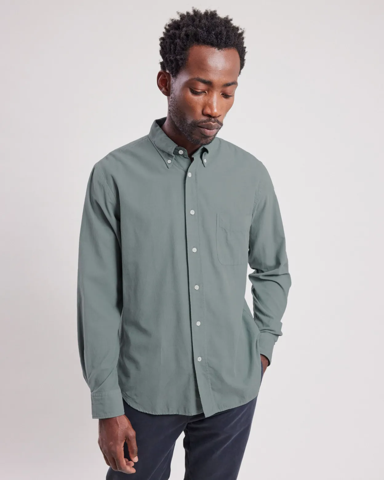 pitt_shirt_1.webp Clearance Hartford Pitt Shirt Olive Green