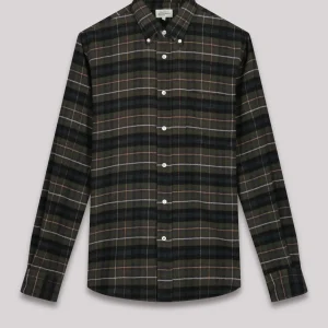 Shop Hartford Pitt Shirt Green & Black