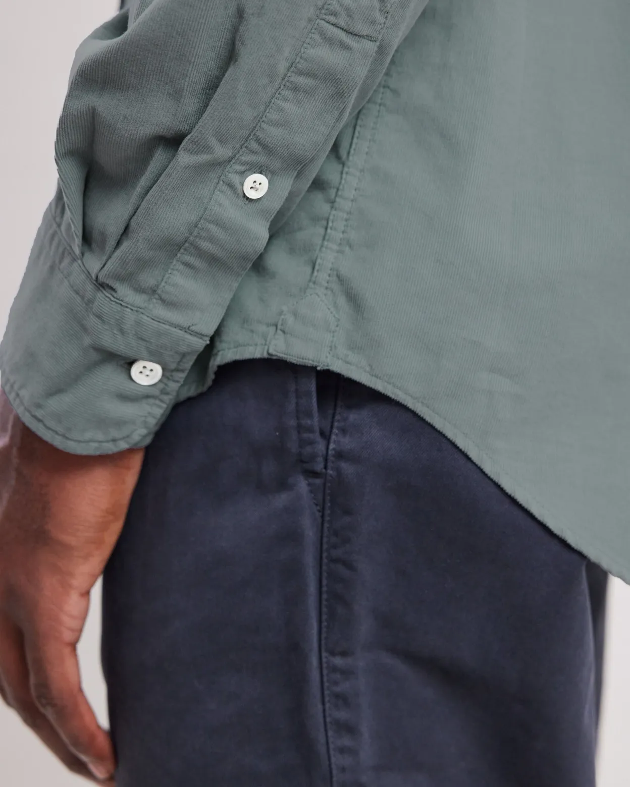 pitt_shirt_2.webp Clearance Hartford Pitt Shirt Olive Green