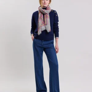 Hot Hartford Plaid Scarf Gray