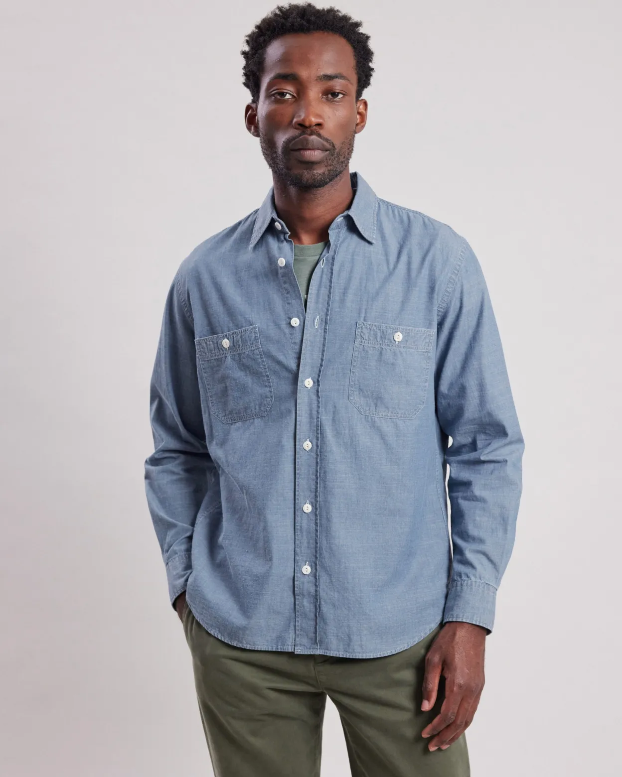 pocket_shirt_0.webp Sale Hartford Pocket Shirt Indigo