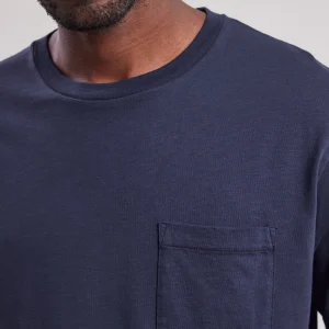 Hot Hartford Pocket T-shirt Navy Blue