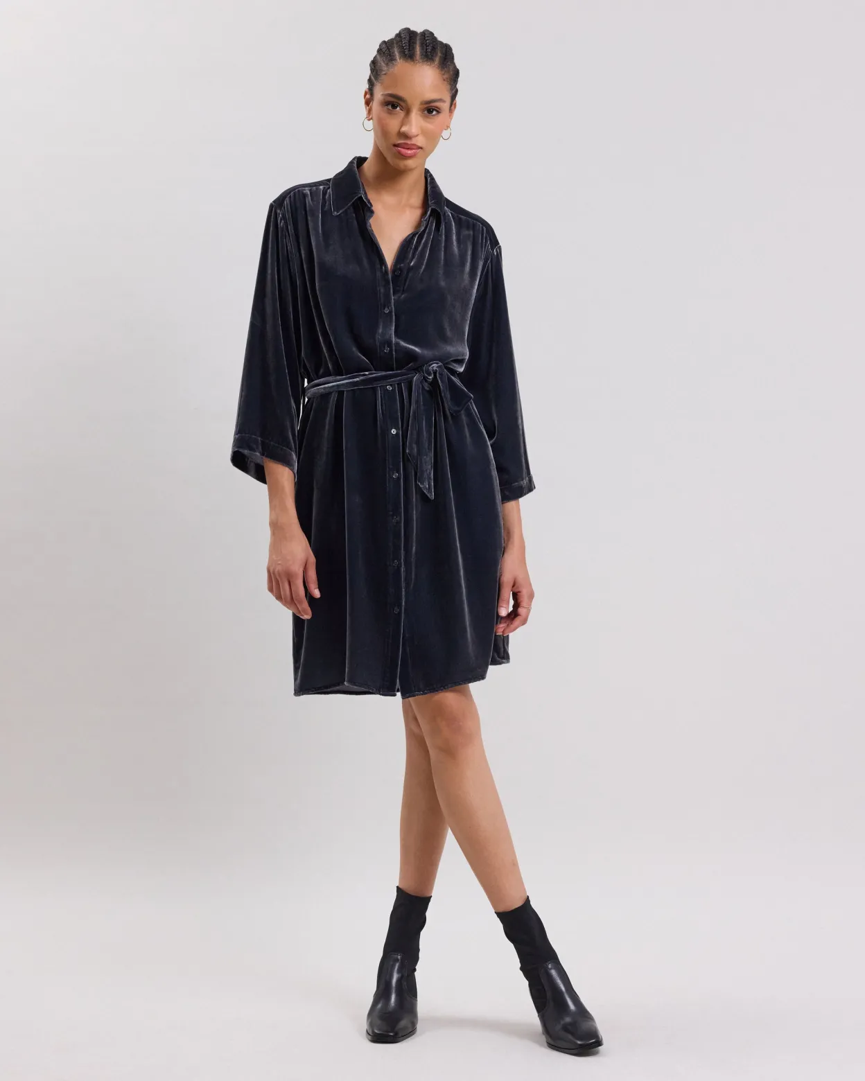 rosea_dress_0.webp New Hartford Rosea Dress Gray