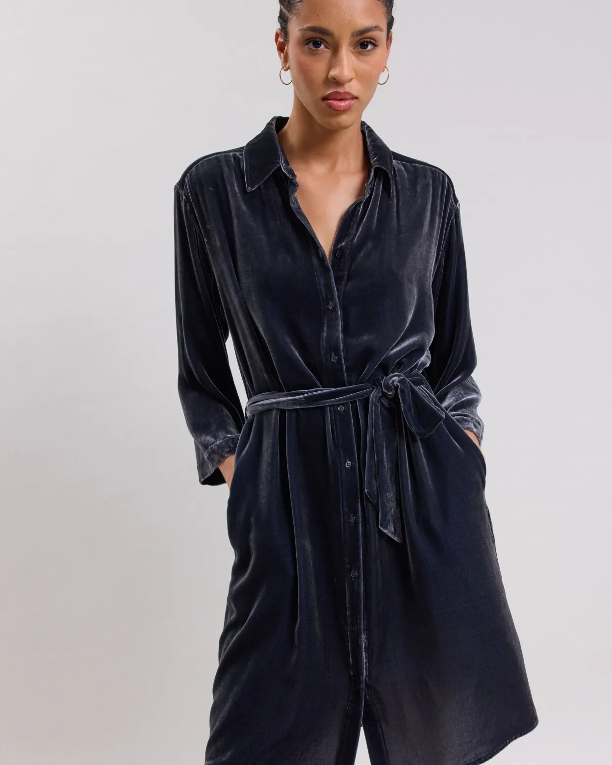 rosea_dress_1.webp New Hartford Rosea Dress Gray