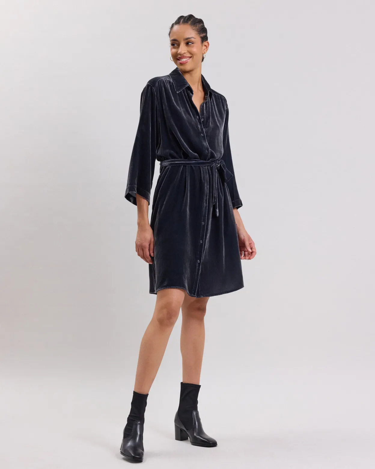 rosea_dress_2.webp New Hartford Rosea Dress Gray