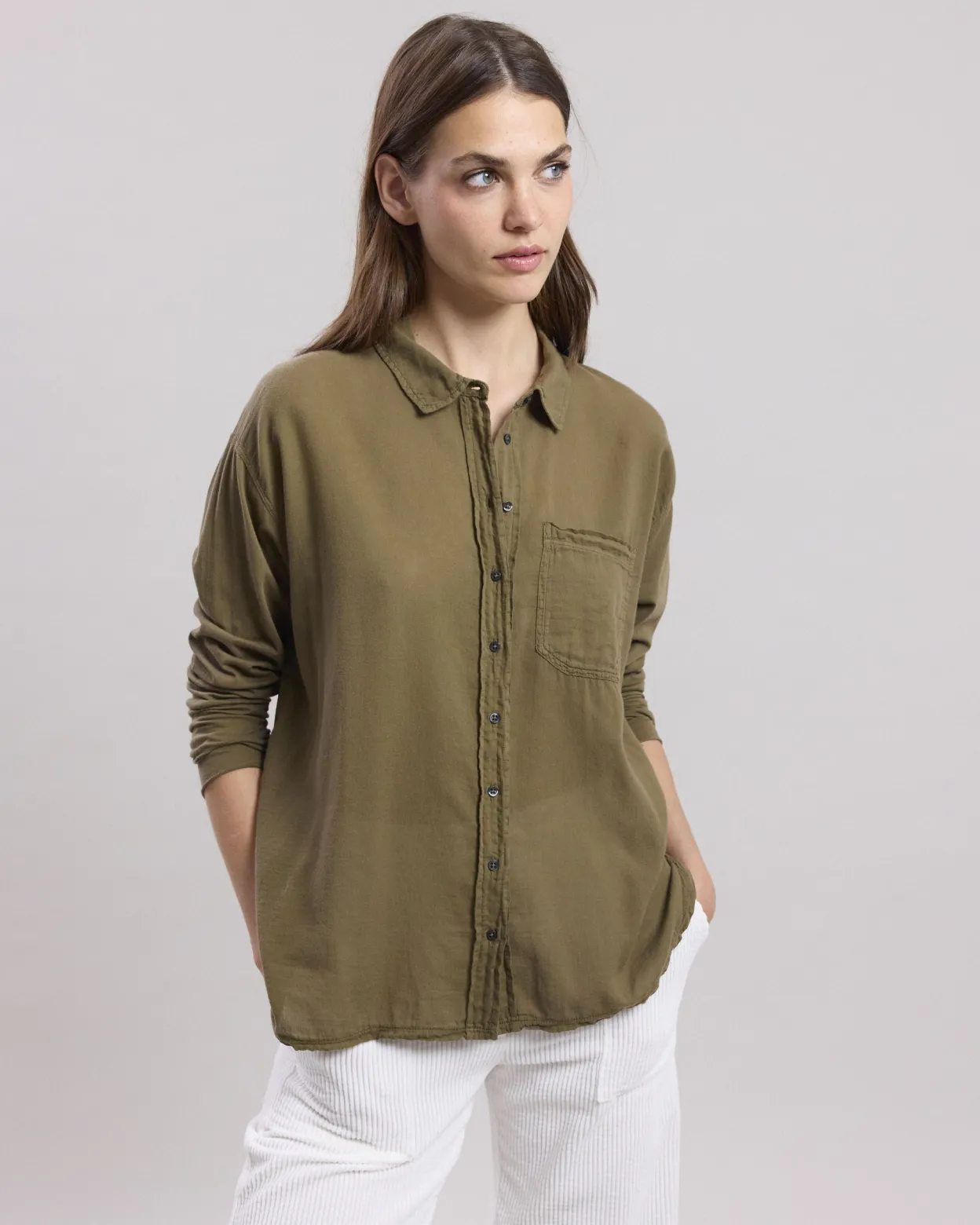 tallez_shirt_0-1.webp Online Hartford Tallez Shirt Olive Green