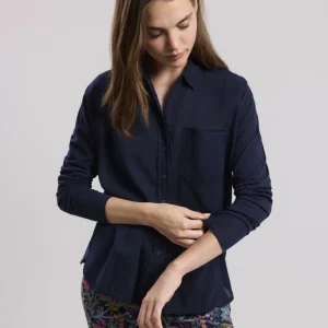 Discount Hartford Tallez Shirt Midnight Blue