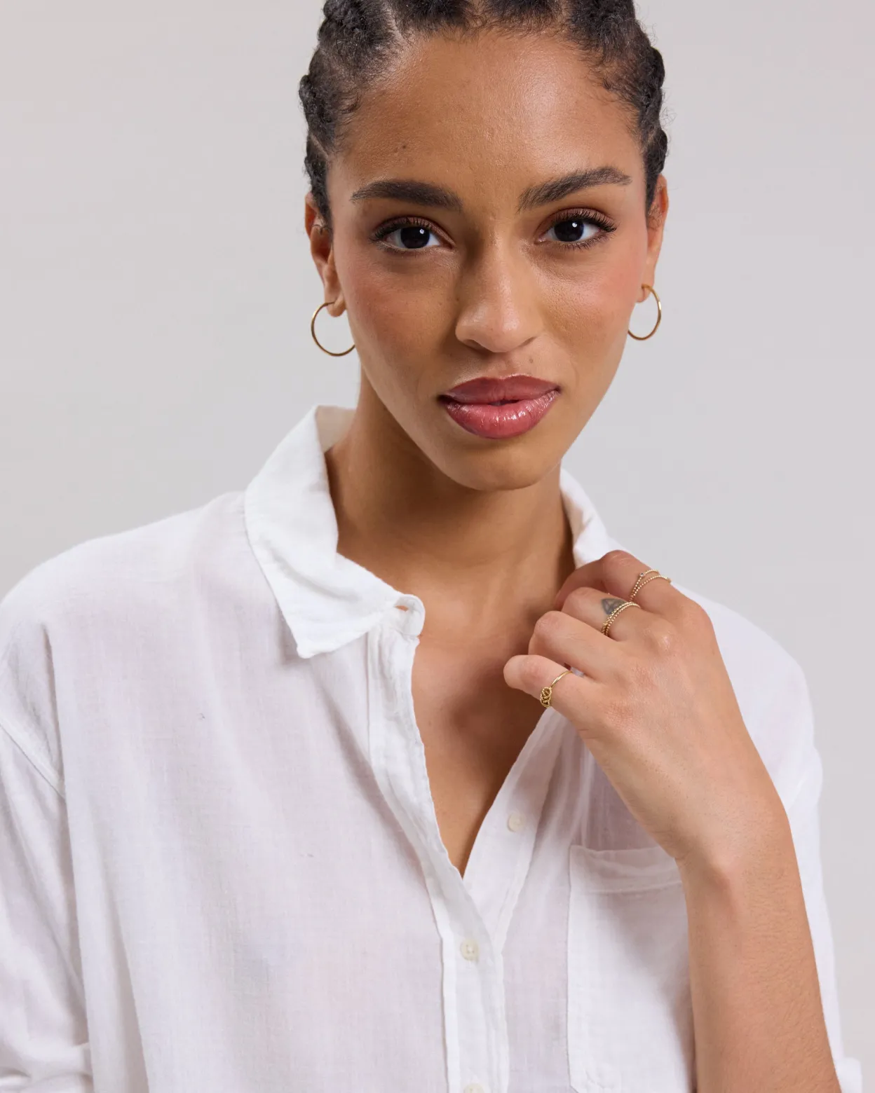 tallez_shirt_1.webp Best Sale Hartford Tallez Shirt Off-White