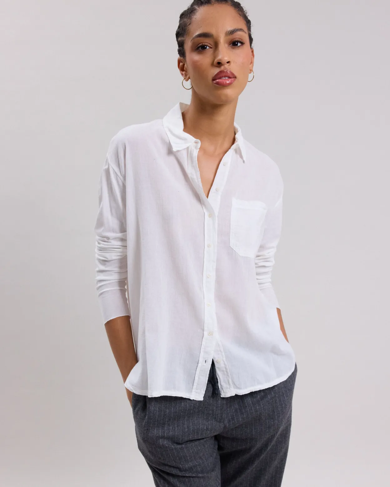 tallez_shirt_2.webp Best Sale Hartford Tallez Shirt Off-White
