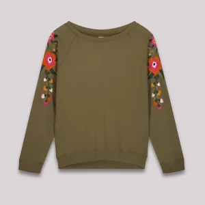 Outlet Hartford Tapucine Sweatshirt Military Green
