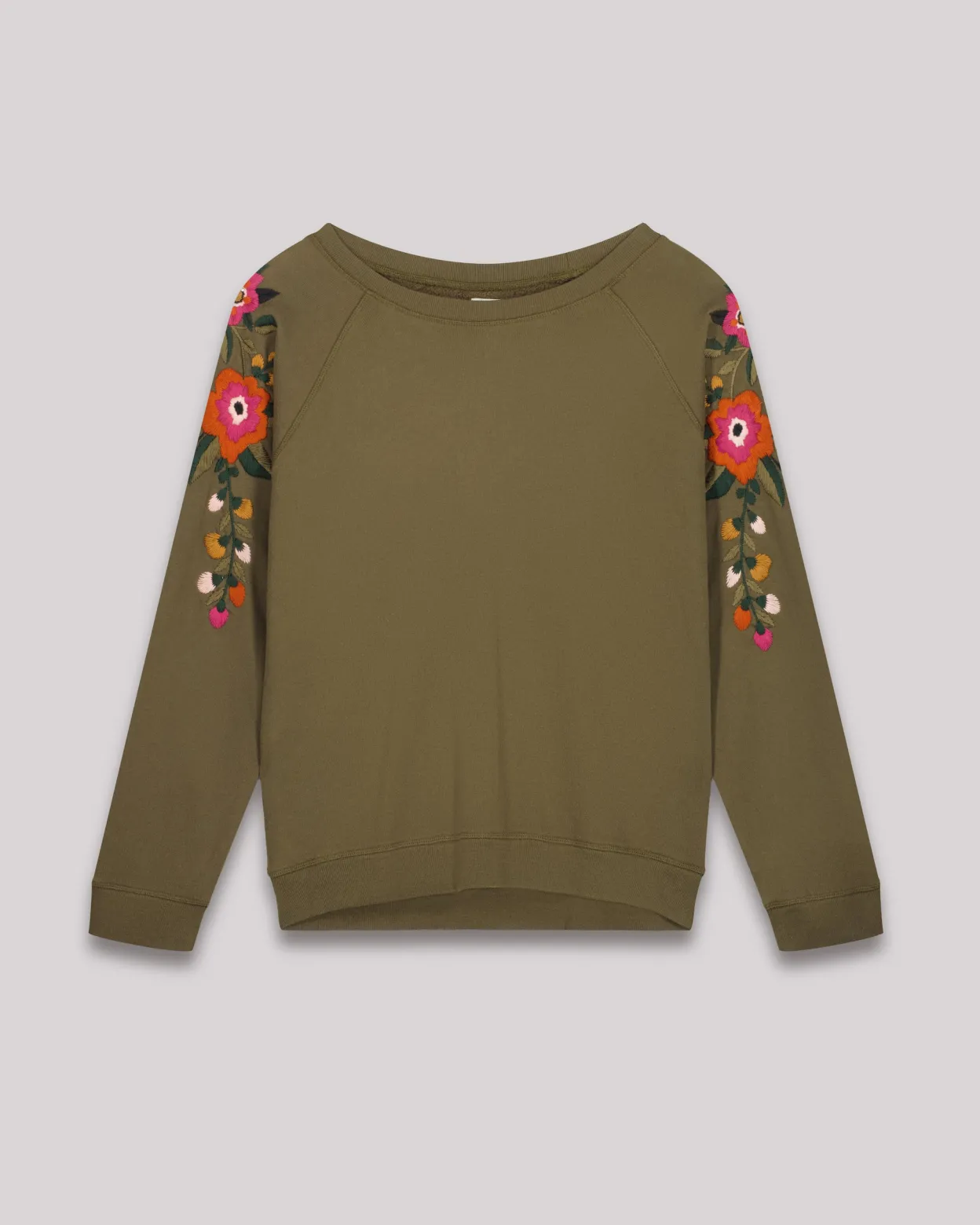 tapucine_sweatshirt_2-1.webp Outlet Hartford Tapucine Sweatshirt Military Green