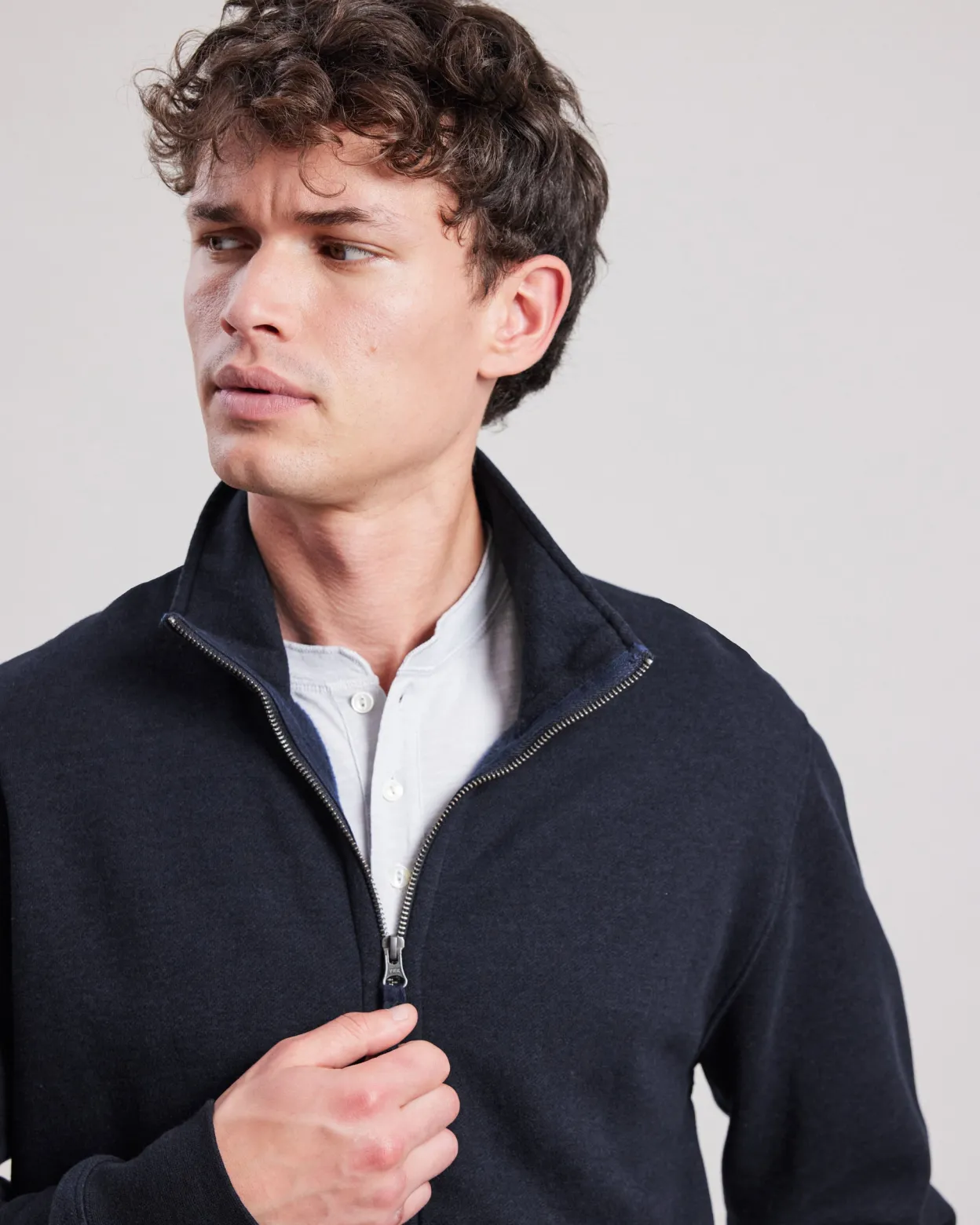 track_jacket_1.webp Shop Hartford Track Jacket Midnight Blue