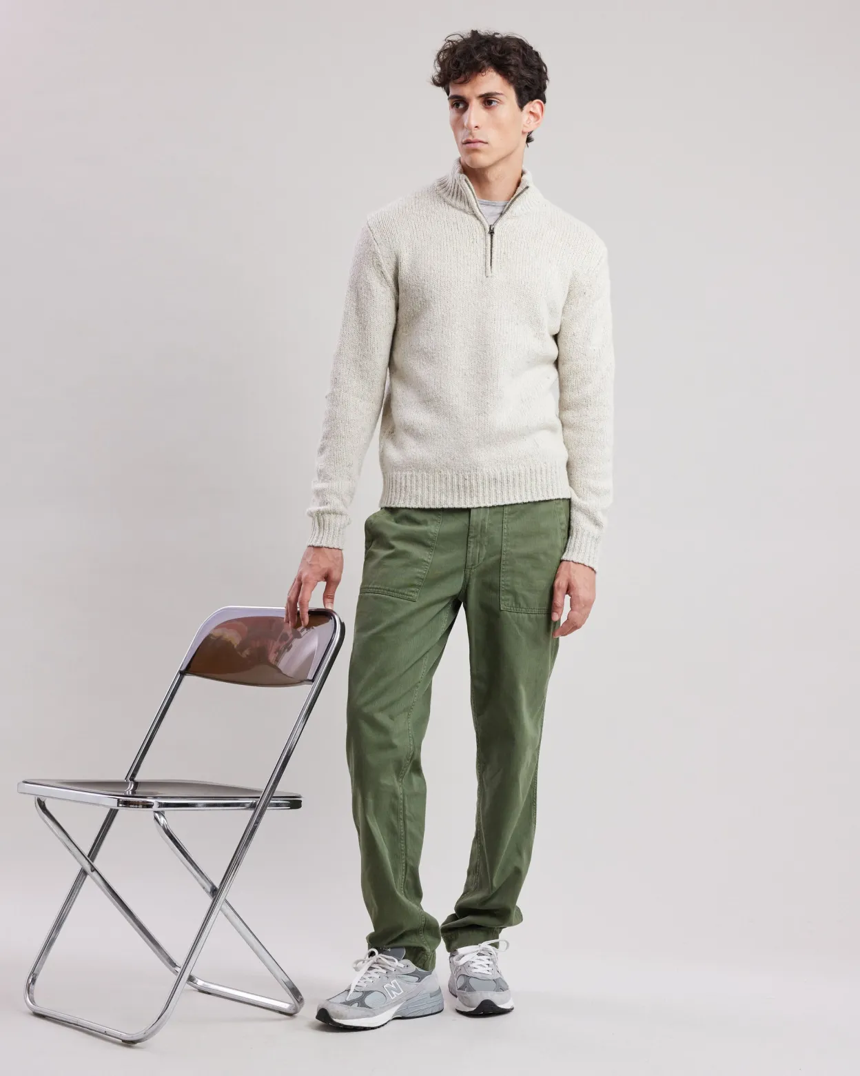trucker_sweater_2-2.webp Online Hartford Trucker Sweater Off-White