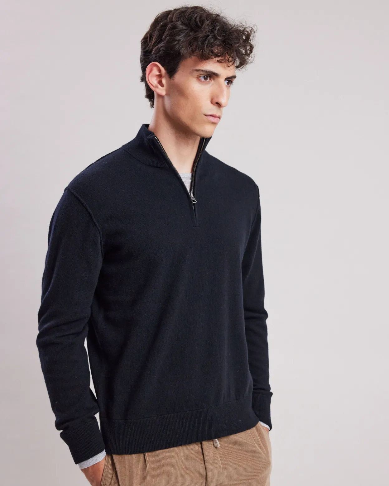 trucker_sweater_2.webp Sale Hartford Trucker Sweater Black