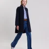 Cheap Hartford Vadim Coat Navy Blue