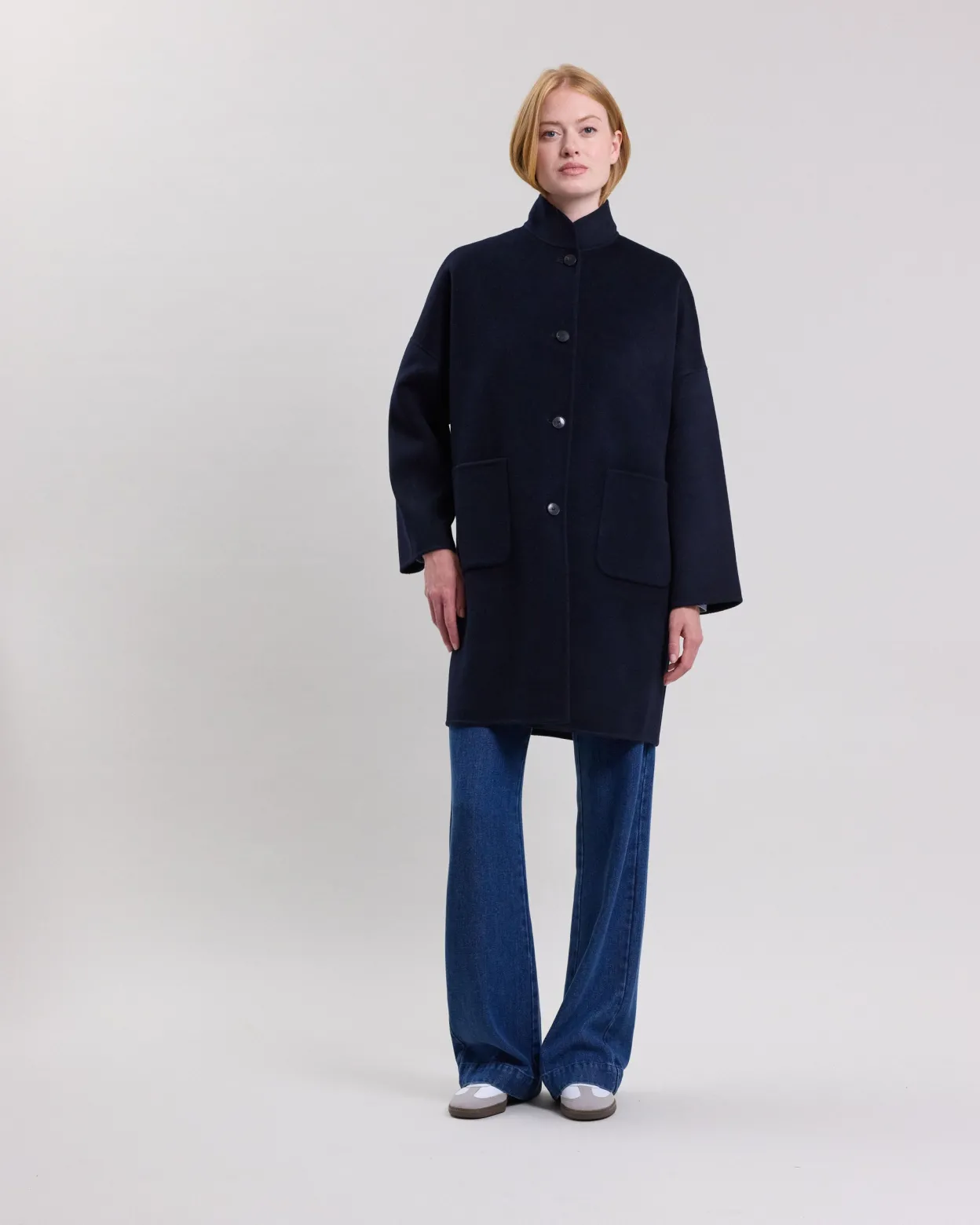 vadim_coat_2.webp Cheap Hartford Vadim Coat Navy Blue