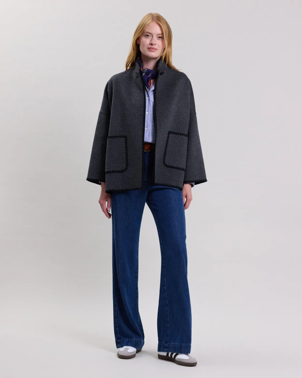 valentine_coat_1.webp Outlet Hartford Valentine Coat Anthracite