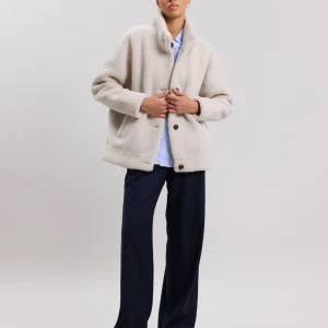 Clearance Hartford Valery Coat Off-White