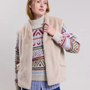 Sale Hartford Vasco Vest Off-White