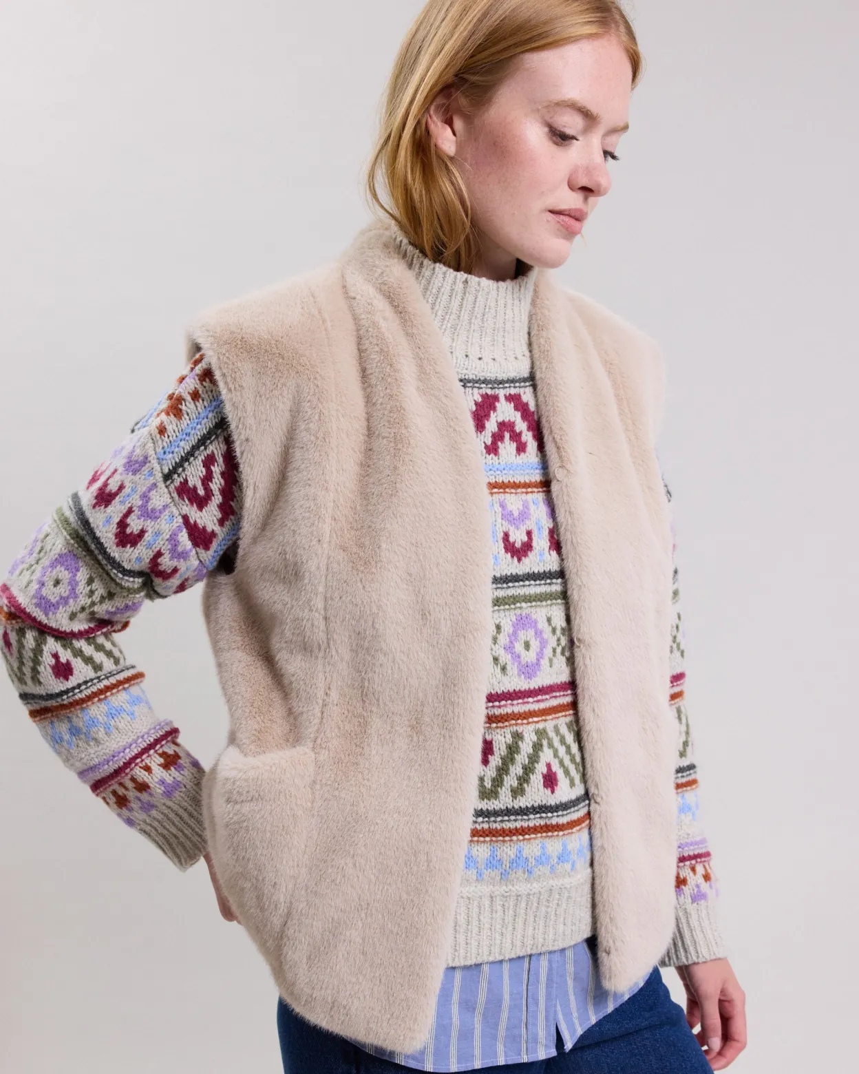 vasco_vest_2.webp Sale Hartford Vasco Vest Off-White