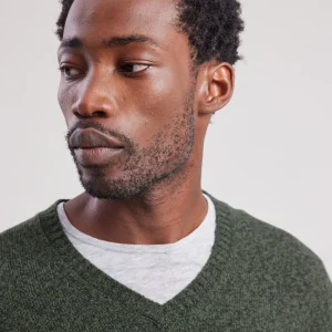 Store Hartford Vee Sweater Military Green