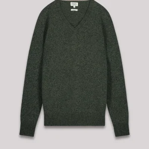 Store Hartford Vee Sweater Military Green