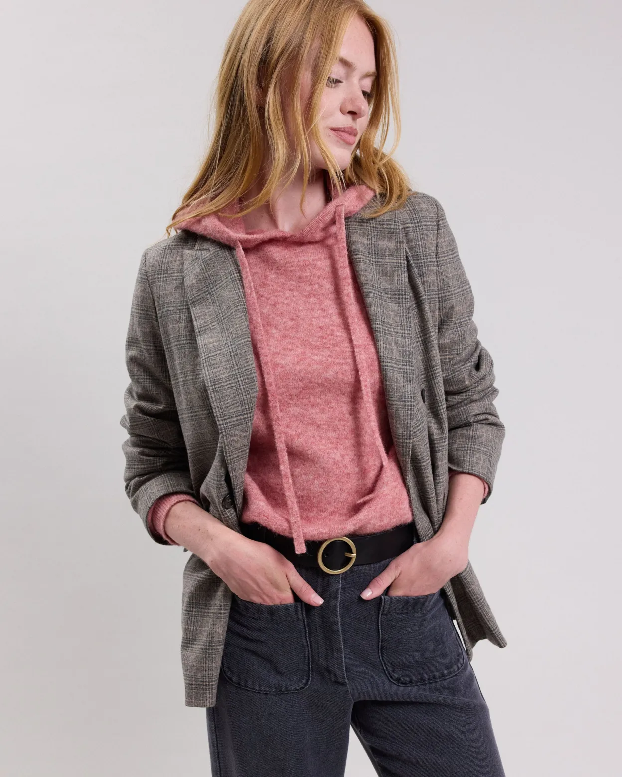 velize_jacket_0.webp Best Hartford Velize Jacket Beige & Gray
