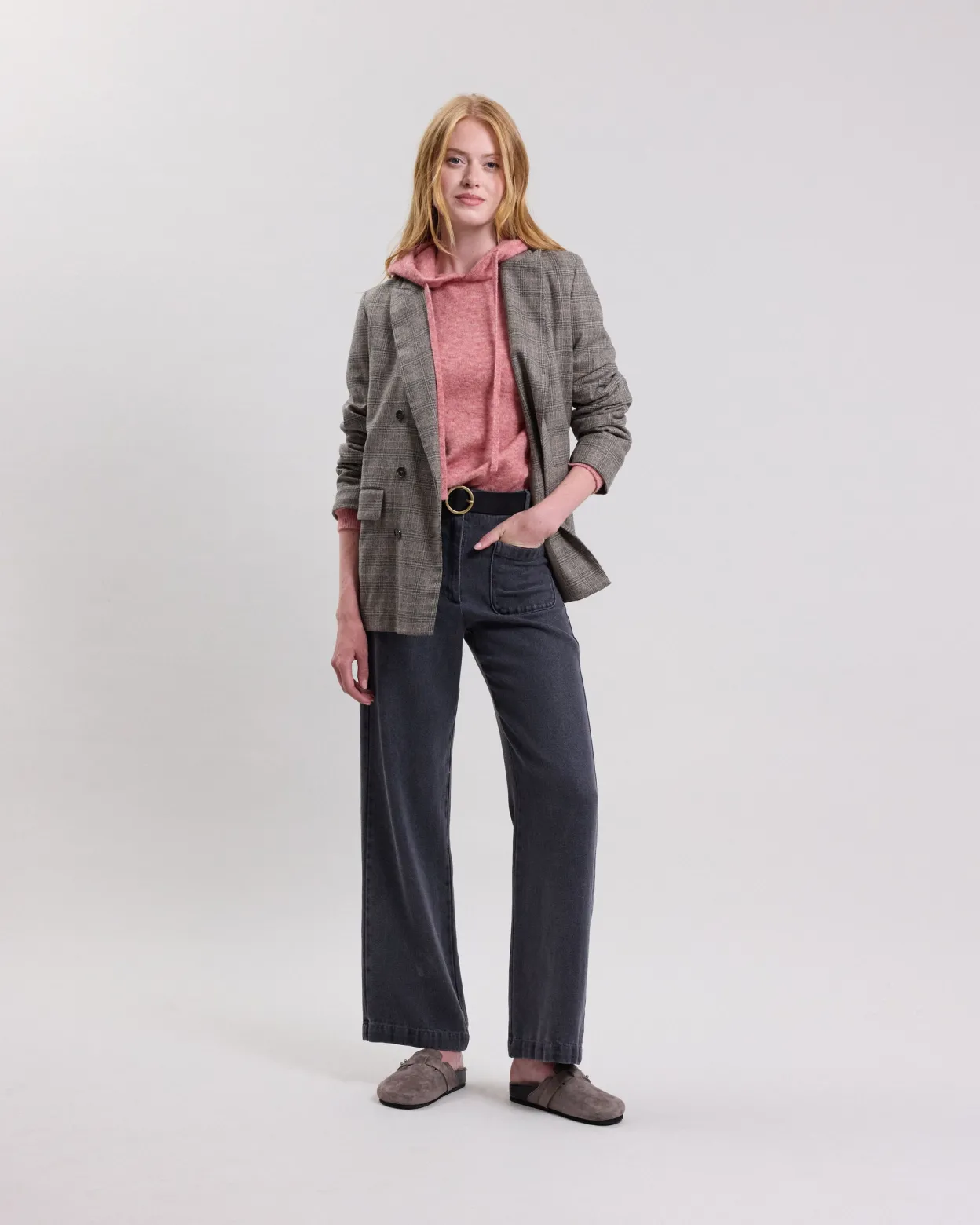 velize_jacket_1.webp Best Hartford Velize Jacket Beige & Gray
