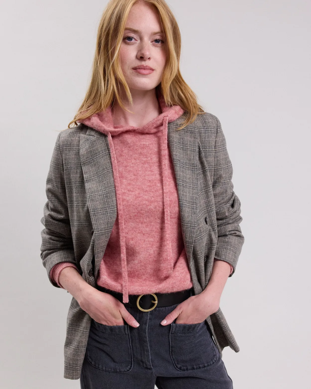 velize_jacket_2.webp Best Hartford Velize Jacket Beige & Gray
