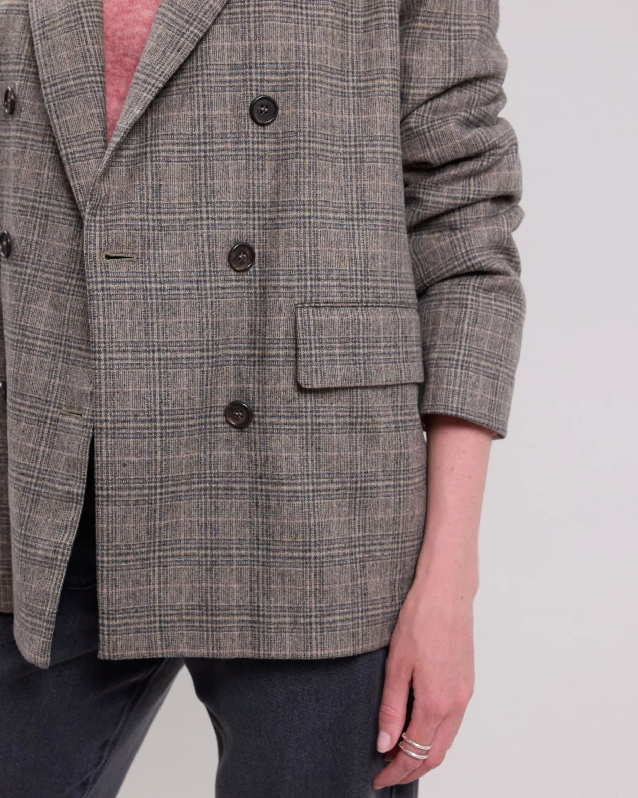 velize_jacket_3.webp Best Hartford Velize Jacket Beige & Gray