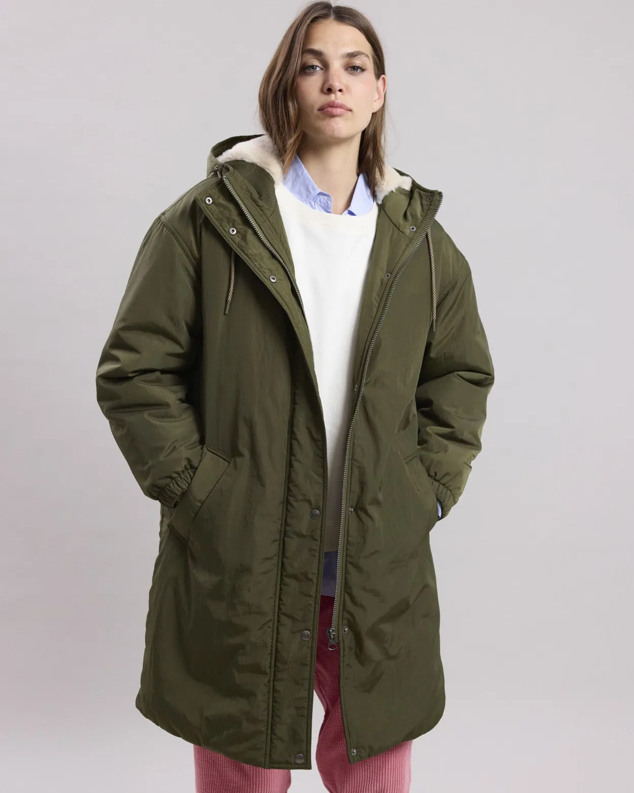 venlo_coat_2.webp Outlet Hartford Venlo Coat Military Green