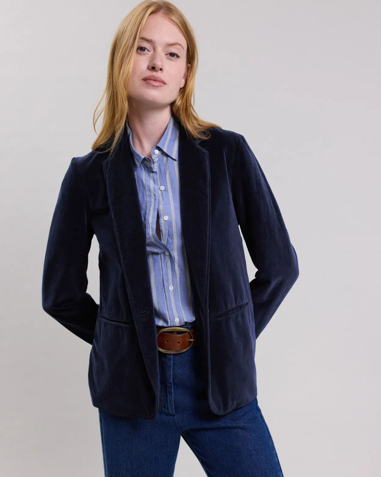 virna_jacket_3-1.webp Cheap Hartford Virna Jacket Navy Blue