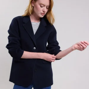 Hot Hartford Vlad Jacket Navy Blue
